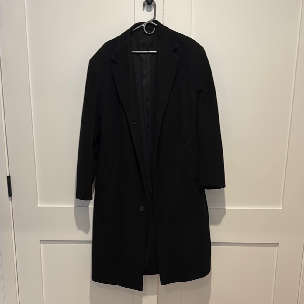 Nautica Classic Black Overcoat